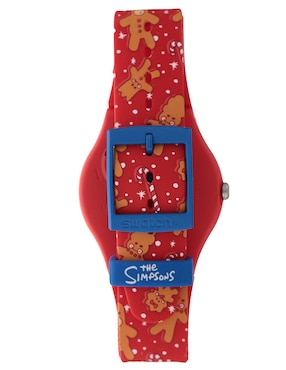 Reloj Swatch The Simpsons XMAS unisex SUOZ361