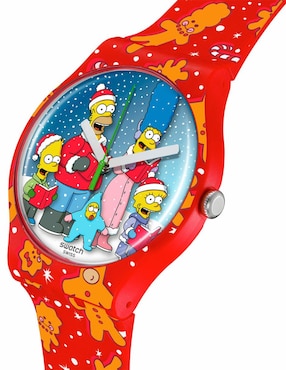 Reloj Swatch The Simpsons XMAS unisex SUOZ361