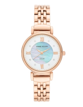 Reloj Anne Klein Rose Gold Collection Para Mujer Ak4724pmgr