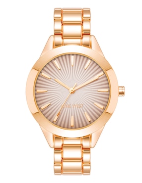 Reloj Nine West Rose Gold Collection Para Mujer Nw3006rgrg