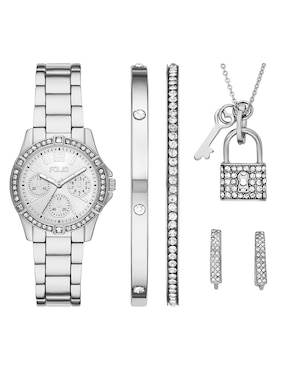 Box Set Reloj Mass Market Para Mujer Fmdfl2055