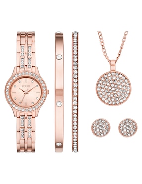 Box Set Reloj Mass Market Para Mujer Mujer Fmdfl2056