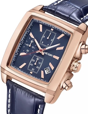 Reloj Megir para hombre AZULROSA
