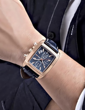 Reloj Megir para hombre AZULROSA