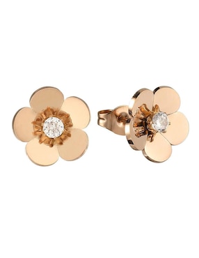Set de aretes Enso con acabado brillante zirconia