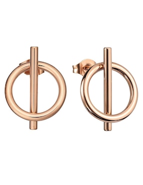 Set de aretes Enso con acabado brillante zirconia