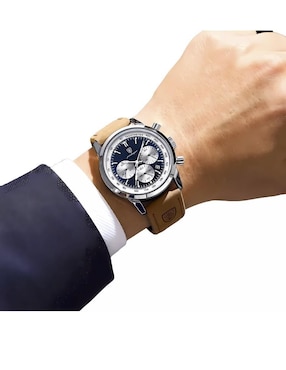 Reloj Poedagar para hombre CRONO ACERO AZUL