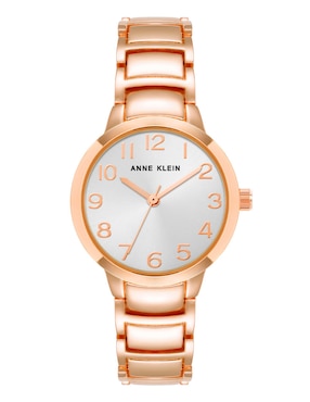 Reloj Anne Klein Rose Gold Collection Para Mujer Ak5048svrg