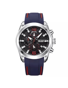 Reloj Megir para hombre AZUL NARANJA CRONO