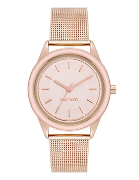 Reloj Nine West Rose Gold Collection Para Mujer NW3088LPRG