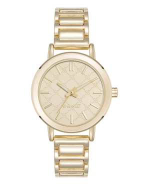 Reloj Nine West Gold Collection Para Mujer NW3098CHGB