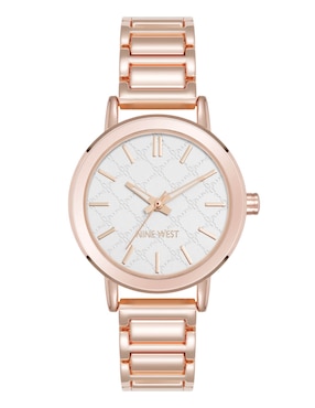 Reloj Nine West Rose Gold Collection Para Mujer NW3098WTRG