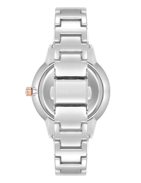 Reloj Nine West Silver Collection para mujer NW3127GYRT