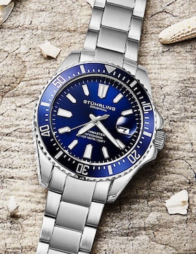 Reloj Stuhrling Depthmaster unisex Set 3950A.2 / 3950L.2
