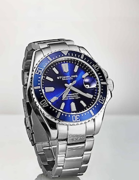 Reloj Stuhrling Aquadiver para hombre Set 3950A.2 & Pluma