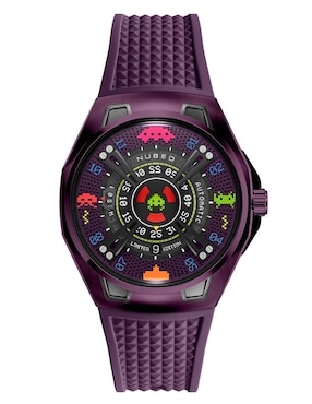 Reloj Nubeo Oao Automático Space Invaders Edición Limitada Para Hombre Nb-6099-si-05