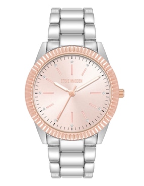 Reloj Steve Madden SILVER COLLECTION para mujer SM8103RGRT