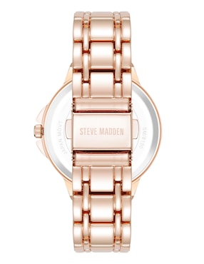 Reloj Steve Madden ROSE GOLD COLLECTION para mujer SM8100NVRG