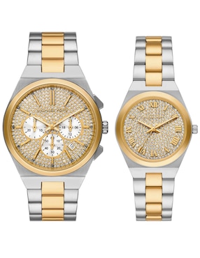 Box Set Reloj Michael Kors Lennox Para Mujer MK7503SET