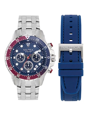 Box Set Reloj Nautica NST Para Hombre NAPNSF407