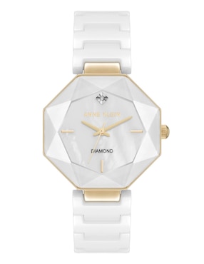 Reloj Anne Klein White Collection Para Mujer AK5064GPWT