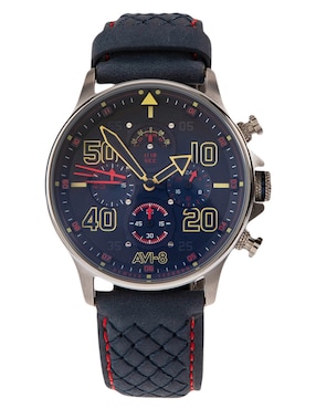 AVI-8 Orologio Da Aviatore Coningham Chronograph – Ispirato Al Hawker Typhoon, Movimento Giapponese, Cassa 42 Mm, Pelle - 3