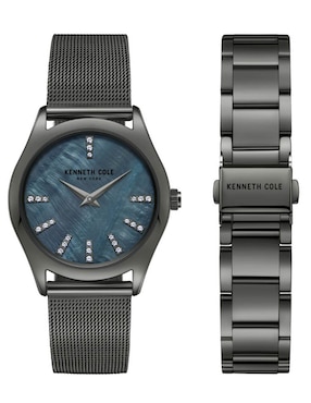 Box Set Reloj Kenneth Cole Analog Para Mujer KCWLG0048404