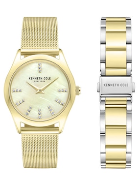 Box Set Reloj Kenneth Cole Analog Para Mujer KCWLG0048401