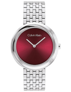 Reloj Calvin Klein Twisted Bezel Para Mujer 25100064