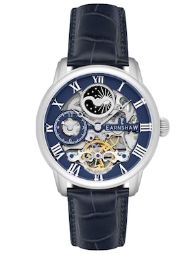 Reloj Earnshaw Longitude Skeleton Automático Para Hombre Es-8006-0c