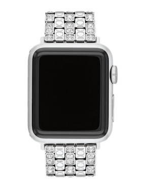Correa smartwatch para reloj Strapcode de acero con aplicación de pedrería de fantasía