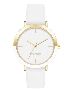 Reloj Nine West White Collection Para Mujer Nw2346gpwt