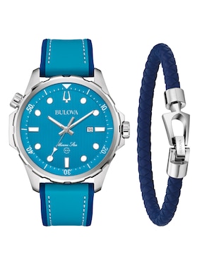 Box Set Reloj Bulova Marine Star Para Hombre 96k116