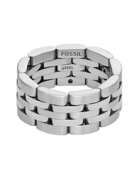 Anillo Fossil Arden brillante