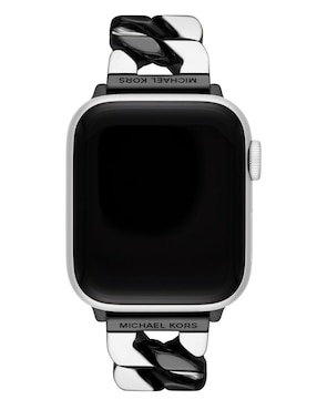 Correa smartwatch para reloj Apple de acero con logotipo