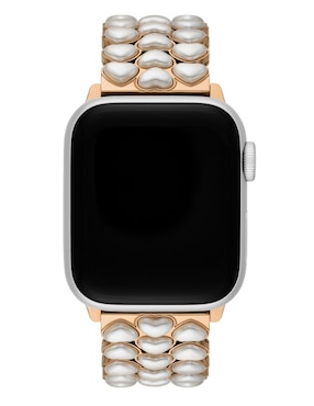 Correa smartwatch para reloj Apple de acero con corazones