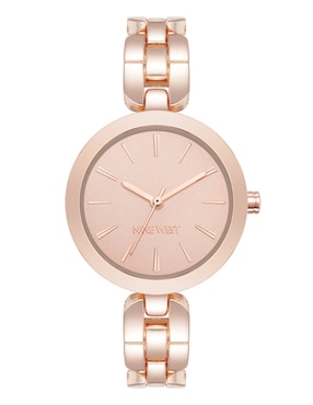 Reloj Nine West Rose Gold Collection Para Mujer Nw3174rgrg