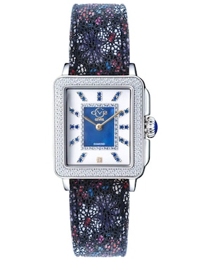 Reloj Gevril Suizo Para Mujer Padova Gemstone Floral