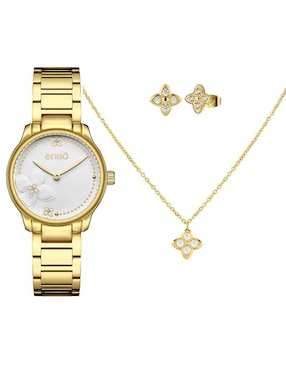Reloj Enso Contemporánea Luminous Gold para mujer EWBSL14