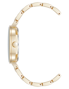 Reloj Nine West Gold Collection para mujer NW3218TNGB