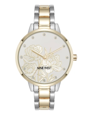 Reloj Nine West Two Tone Collection para mujer NW2099FLTT