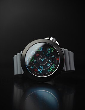 Reloj Nubeo Atari Asteroids 45Th para hombre NB-6111-05