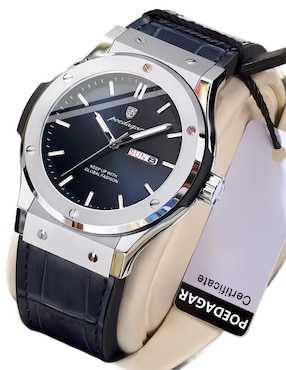 Reloj Poedagar para hombre ACERO AZUL