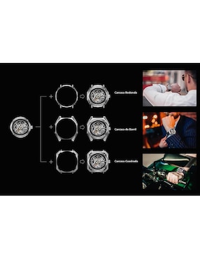 Reloj Ciga Design Titanium Alloy Shadow para hombre M051-TT01-W6B