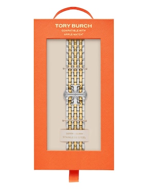 Correa para smartwatch Tory Burch de acero inoxidable