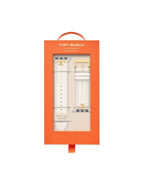 Correa para smartwatch Tory Burch de piel