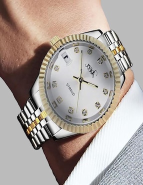 Reloj Op para mujer Dorado/Plateado