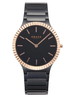 Reloj Obaku Denmark Linje Ink para hombre V292GXMBSB