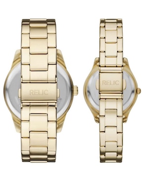 Reloj Relic His & Hers Three-Hand Date Set unisex ZR97016