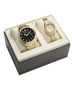 Reloj Relic His & Hers Three-Hand Date Set unisex ZR97016